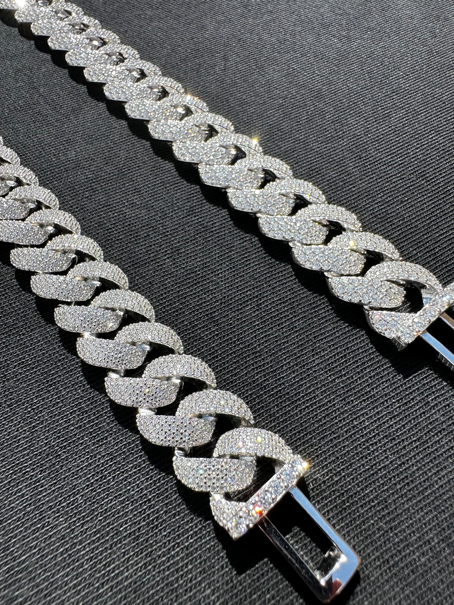 Moissanite Miami Cuban Link Bracelet