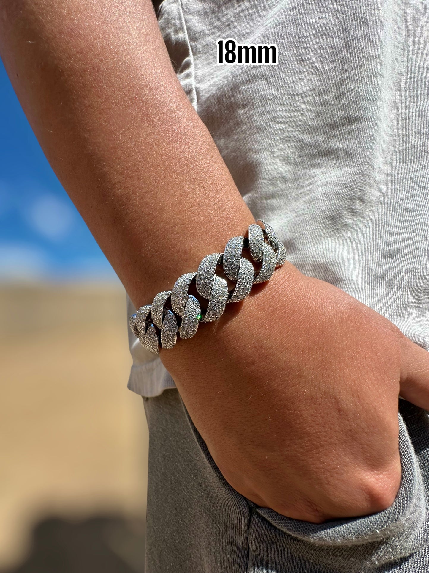 Moissanite Miami Cuban Link Bracelet