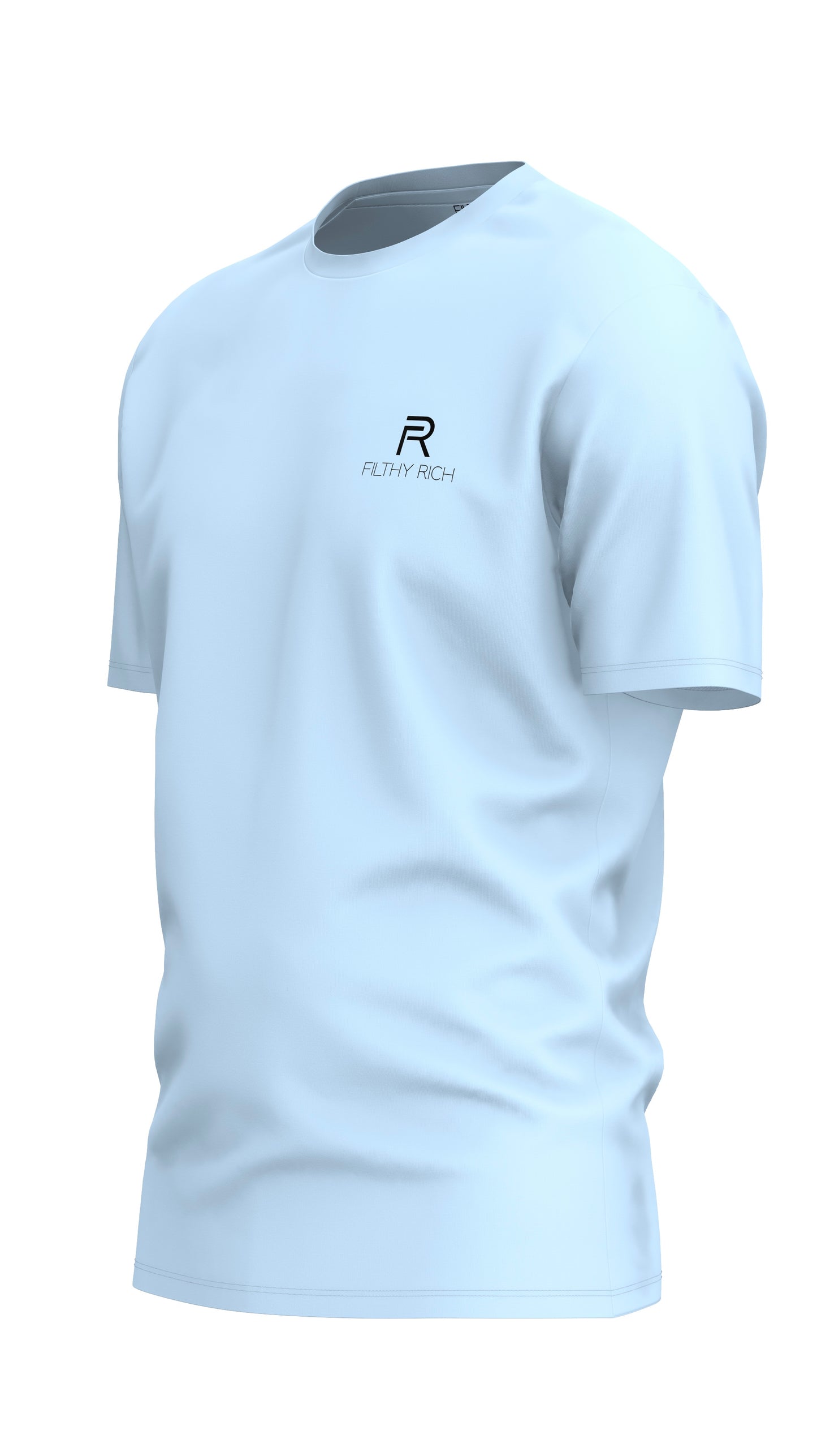 Ice Blue Luxe Logo Tee