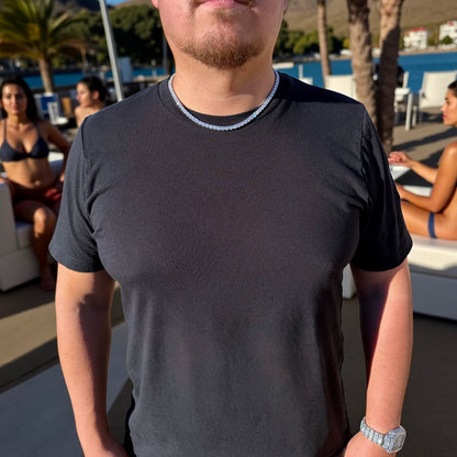 Moissanite Tennis Necklace – VVS1 Certified, 925 Sterling Silver