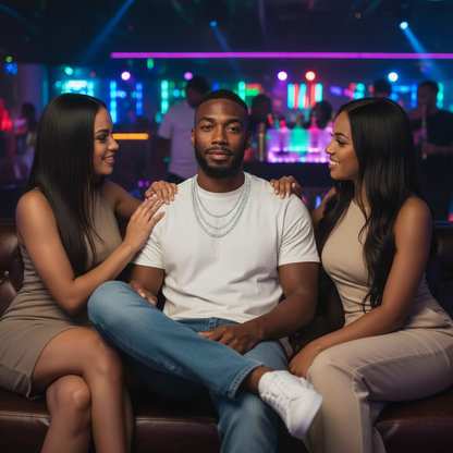 Moissanite Tennis Necklace – VVS1 Certified, 925 Sterling Silver