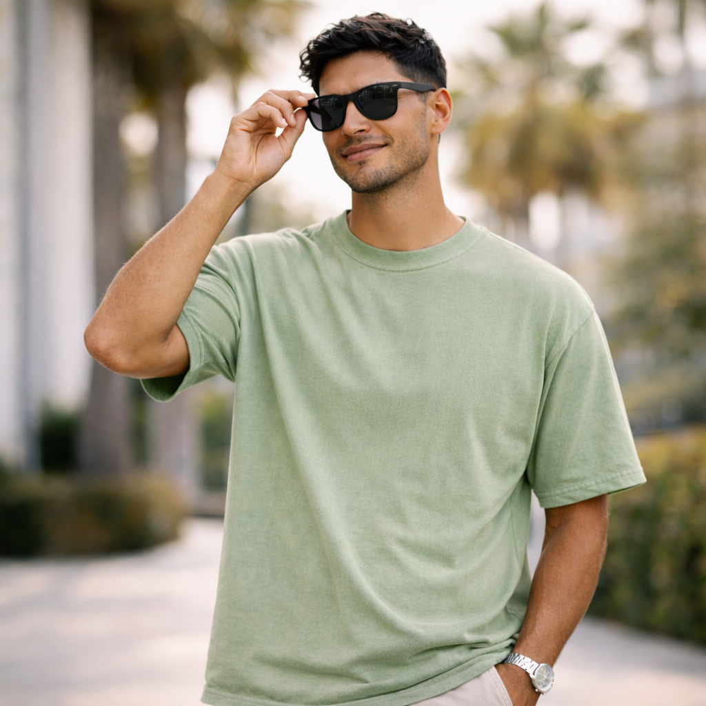 Ultra Premium 7.6oz Heavyweight Tee – Pigment Dyed, Oversized Fit