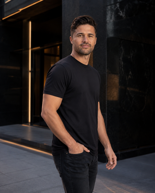 Black Luxe Tee