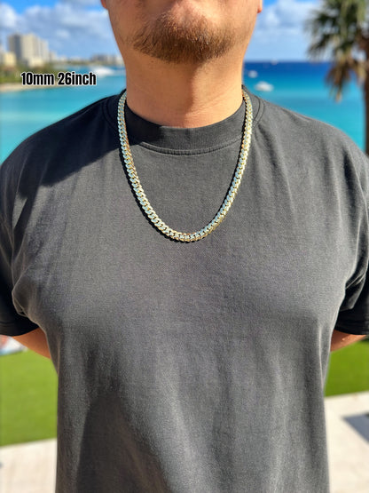14k Triple Gold Plated Miami Cuban Link Chains