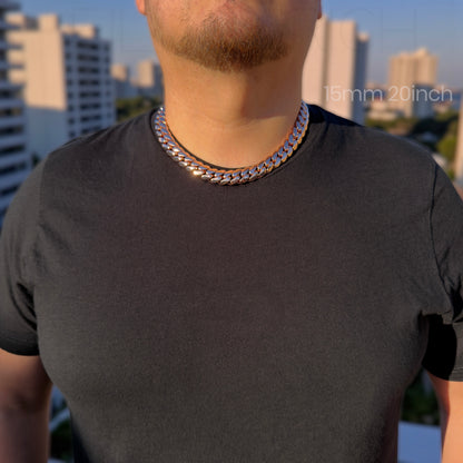 14k Rose Gold Miami Cuban Link Chain – Heavyweight, Triple Plated