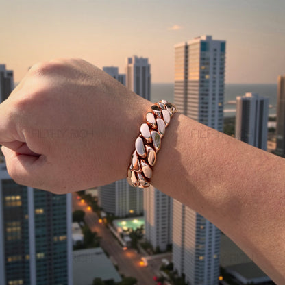 14K Rose Gold Miami Cuban Link Bracelet