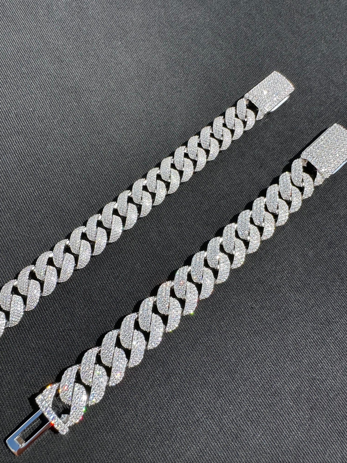 Moissanite Miami Cuban Link Bracelet