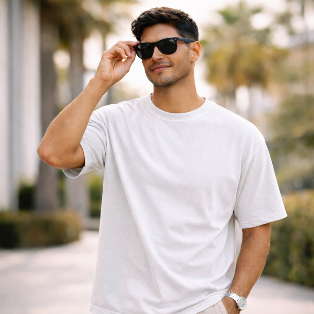 Ultra Premium 7.6oz Heavyweight Tee – Pigment Dyed, Oversized Fit