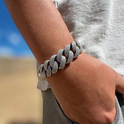 Moissanite Miami Cuban Link Bracelet