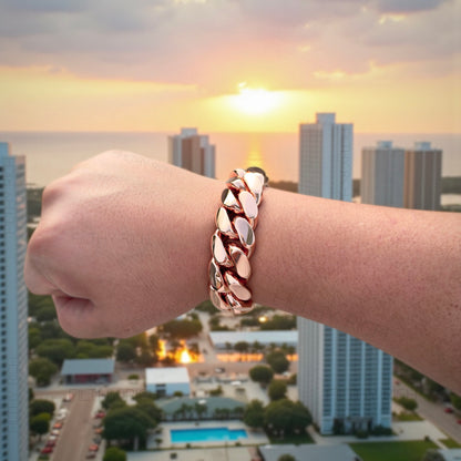 14K Rose Gold Miami Cuban Link Bracelet