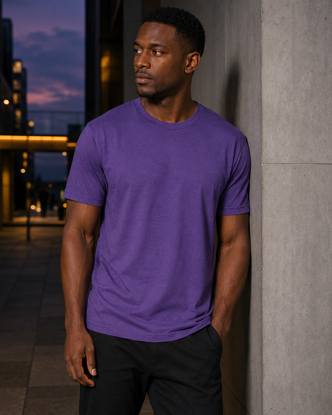 Purple Luxe Tee