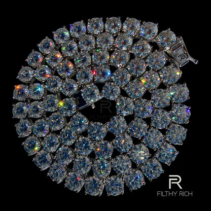 VVS Moissanite Tennis Necklace – 925 Sterling Silver