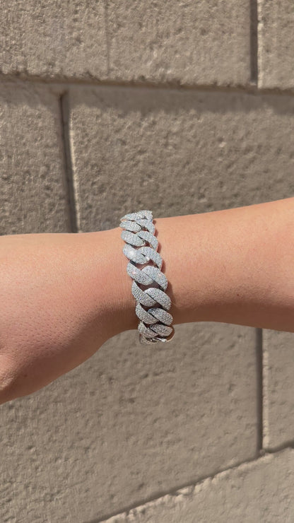 Moissanite Miami Cuban Link Bracelet