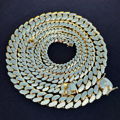 14k Triple Gold Plated Miami Cuban Link Chains