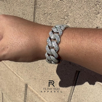 VVS1 Moissanite Miami Cuban Link Bracelet