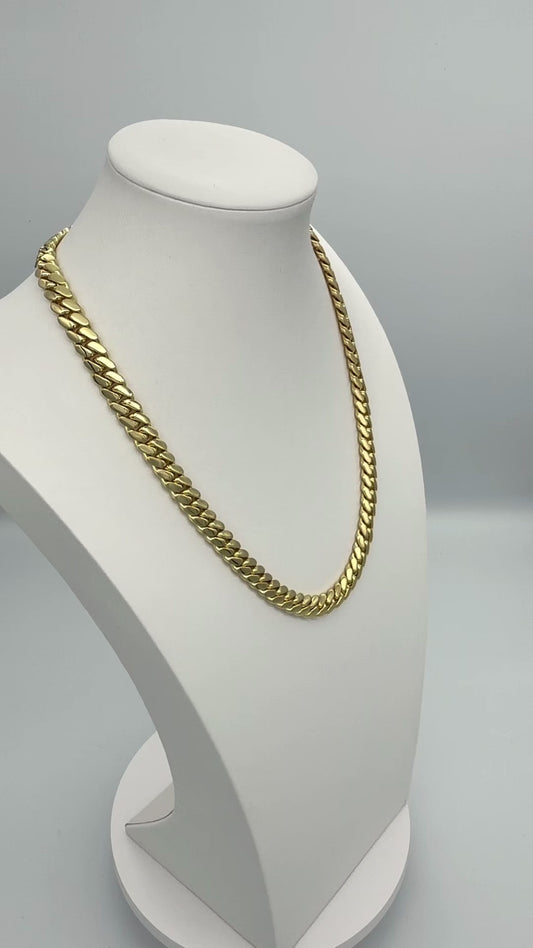 14k Gold Miami Cuban Link Chain